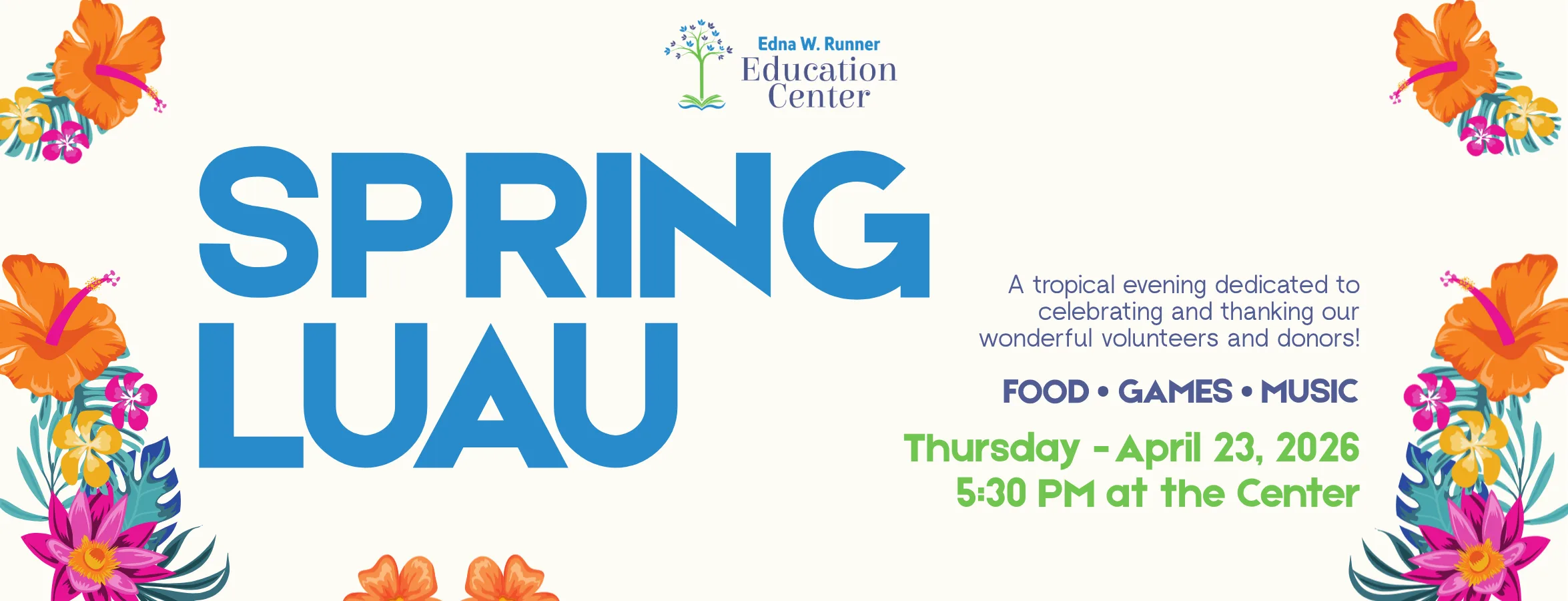 Banner Spring Luau